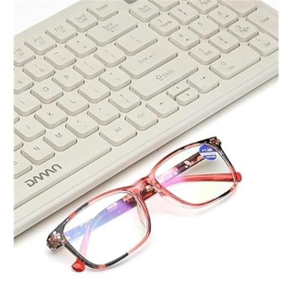 4-Pack 2.0X Stylish Reading Glasses Fashion Frames with Colorful Anti UV/Glare - Picture 3 of 7